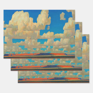 Cloud World von Maynard Dixon Geschenkpapier Set