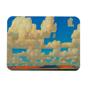 Cloud World von Maynard Dixon Magnet