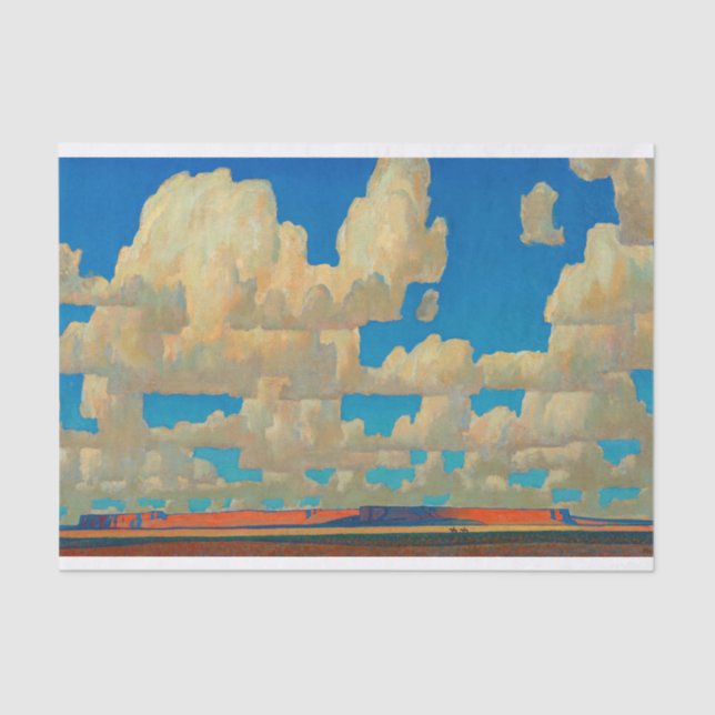 Cloud World von Maynard Dixon Seidenpapier (Vorderseite)