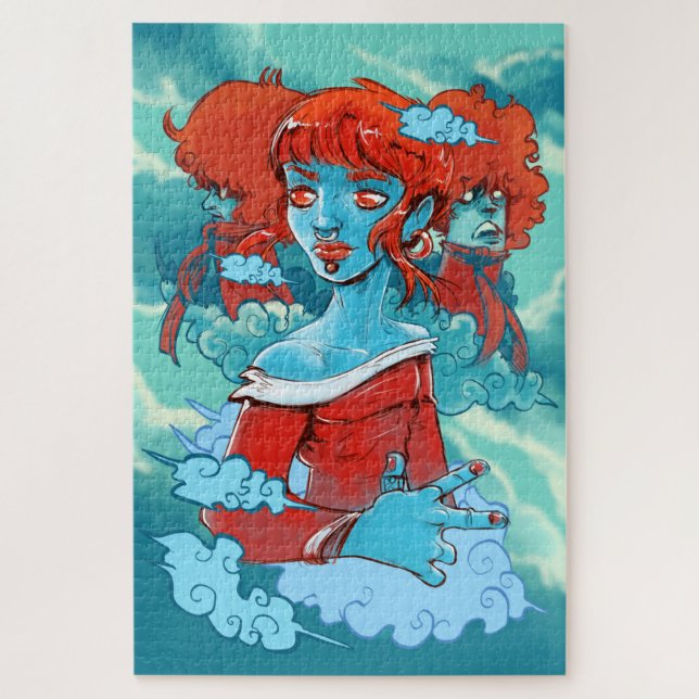 Cloud-Zombies-Puzzle Puzzle (Vertikal)