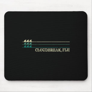 Cloudbreak Fiji Break Surfen Retro Welle Mousepad