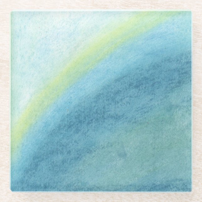 Cloudburst Glasuntersetzer (Vorderseite)