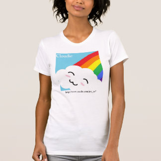 Cloudie Regenbogen-Behälter T-Shirt