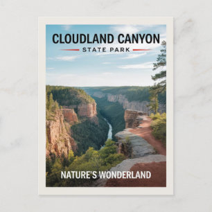 Cloudland Canyon Staat Park Postkarte