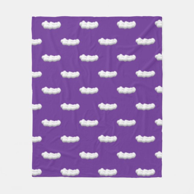 clouds Baby Baby Blanket Fleecedecke (Vorderseite)