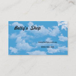 Clouds Business Card Visitenkarte