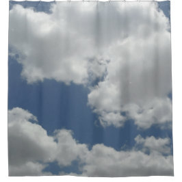 Clouds Foto Druckspass Duschvorhang