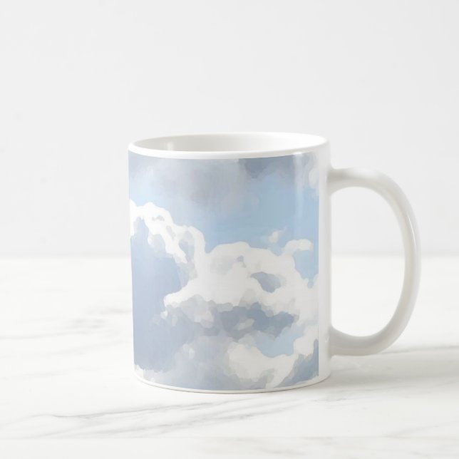 Clouds in Blue Sky  Kaffeetasse (Rechts)