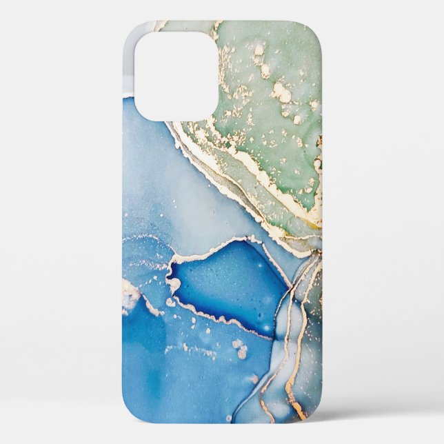 Clouds Macro. Himmelsfarbe und Weiße Farbsteine. T Case-Mate iPhone Hülle (Rückseite)