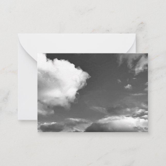 Clouds Sky Outdoor Photography Note Cards Mitteilungskarte (Vorderseite)