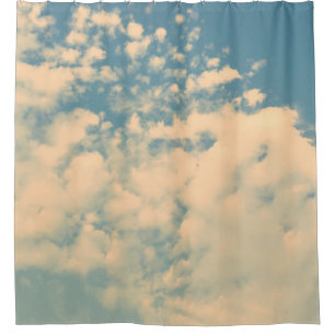 Clouds - vintage effect style pictureshome decor, duschvorhang
