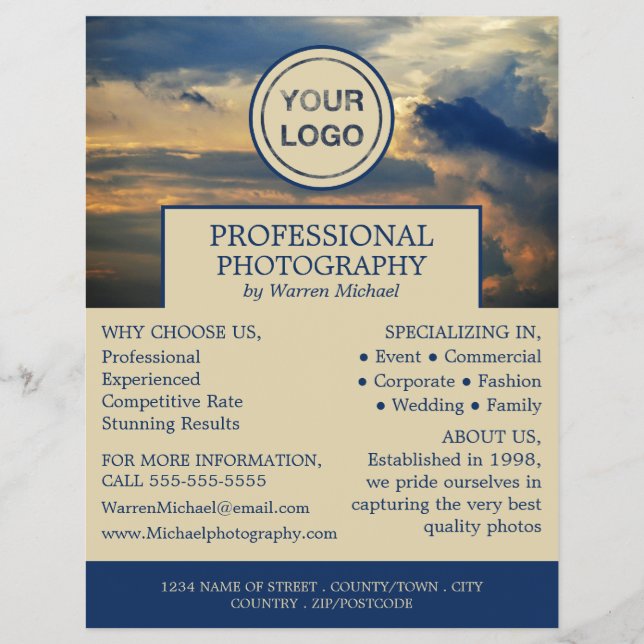 Cloudscape, Fotografie, Fotograf - Flyer (Vorne)