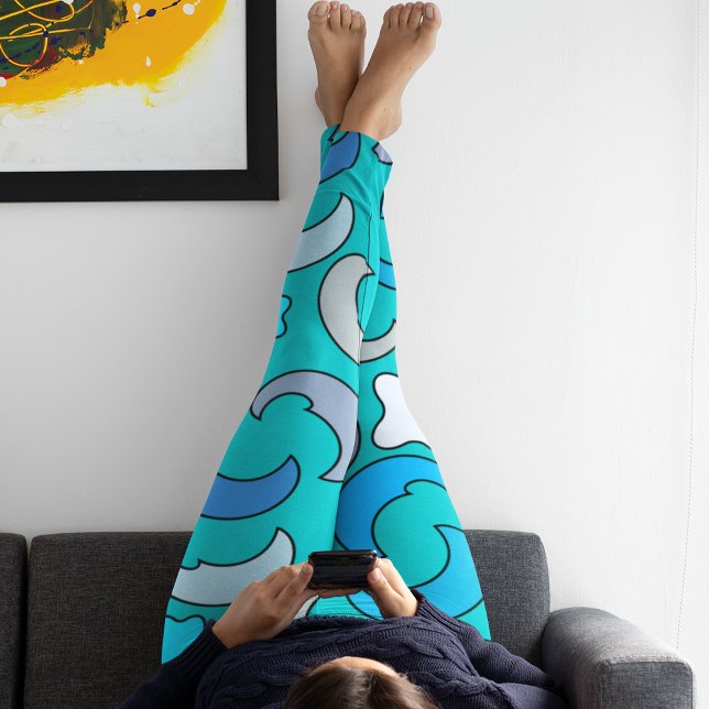 Cloudy Blue Moon Leggings (Von Creator hochgeladen)