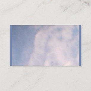 Cloudy Blue Sky Business Card Visitenkarte