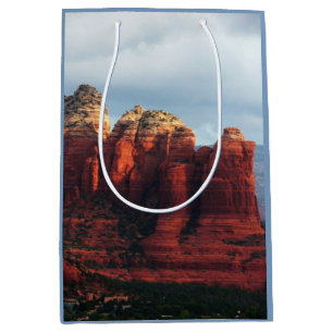 Cloudy Coffee Pot Rock in Sedona Arizona Mittlere Geschenktüte