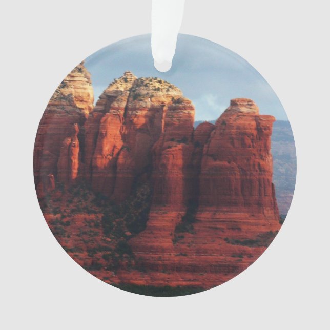 Cloudy Coffee Pot Rock in Sedona Arizona Ornament (Vorderseite)