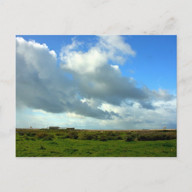 Cloudy Day Postcard Postkarte (Vorderseite)