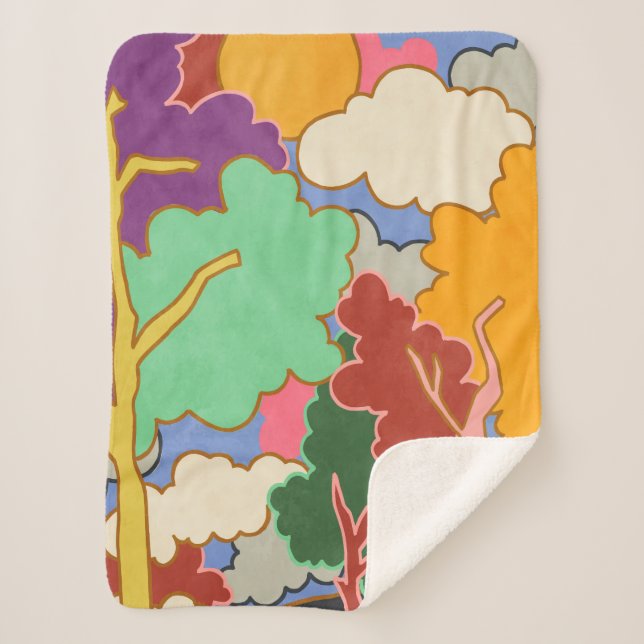 Cloudy Dreams Sherpadecke (Vorderseite)