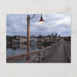 "Cloudy Dusk in Coupeville" Postkarte