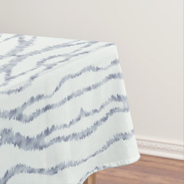 Cloudy Gray Zebra Eraser Scratch Art Tischdecke