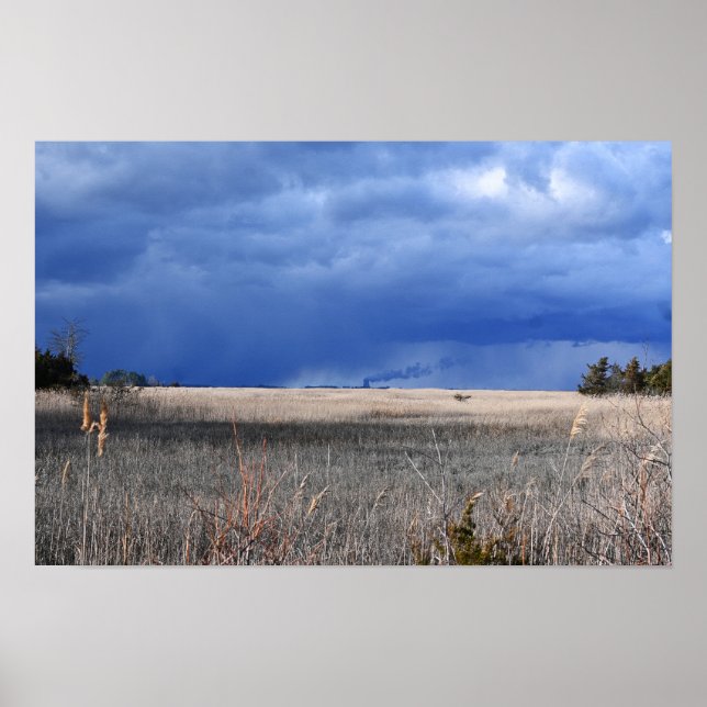 Cloudy Landscape Poster (Vorne)