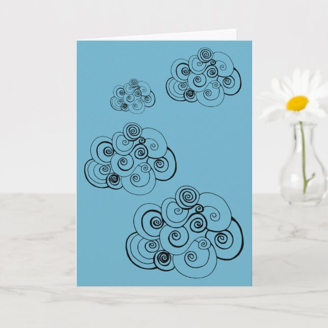 Cloudy Skies Card Karte (Kleine Pflanze)