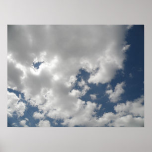 Cloudy Skies Print Poster
