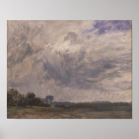 Cloudy Sky Study - John Constable