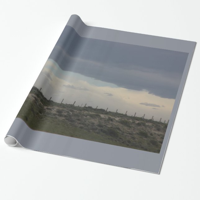 Cloudy Sky Wrapping Paper Geschenkpapier (Ungerollt)
