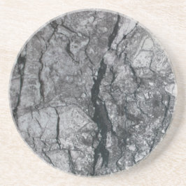 Cloudy Slate Black Streaked Marmorstein Oberfläche Sandstein Untersetzer