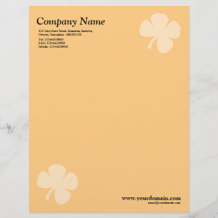 Cloue - Light Orange Briefbogen