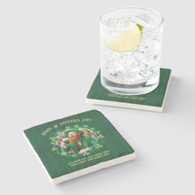 Clover & Beer Company Steinuntersetzer (Seitenansicht)