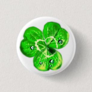 Clover Button mit Dew Drops