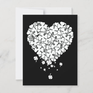 Clover Heart Feiertagskarte