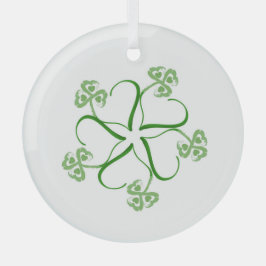 Clover Heart Ornament