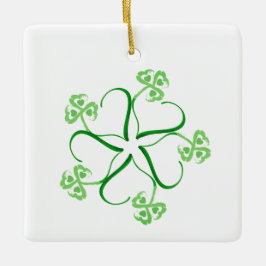Clover Heart Ornament