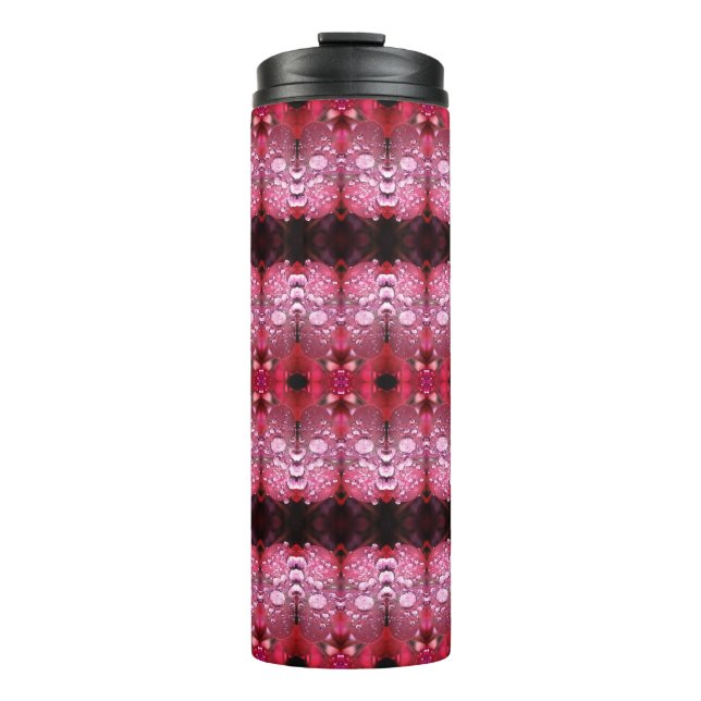 Clover Ikat 7 Sangria Thermosbecher (Vorderseite)
