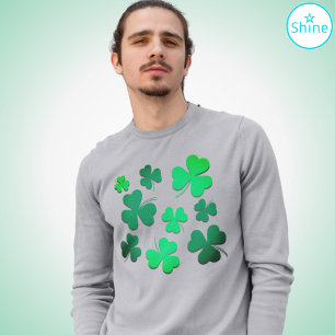 Clover Kleeblatt Leaf Irish Pride St Patrick's Day T-Shirt