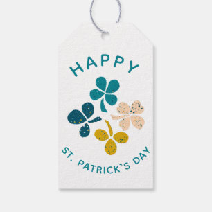 Clover Kleeblatt Zeichnend Happy St. Patrick`s Day Geschenkanhänger
