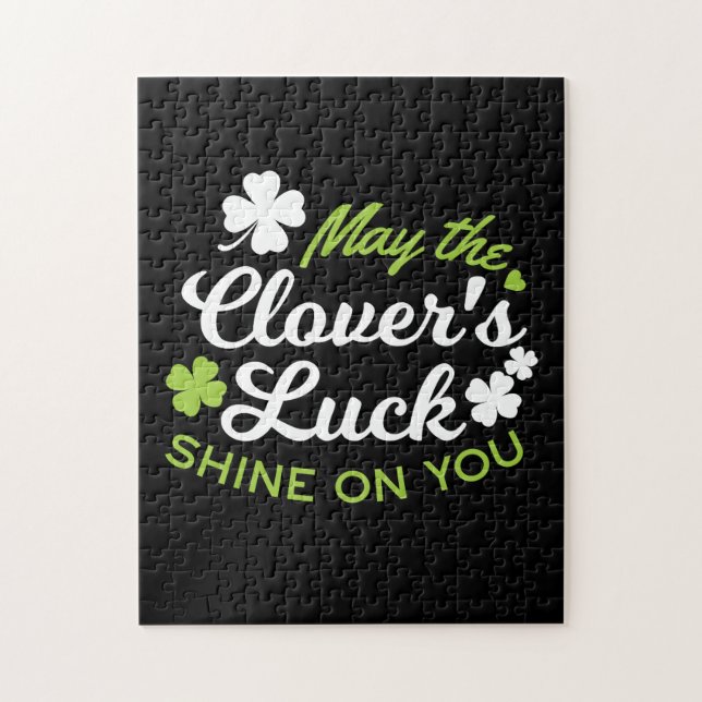 Clover Luck Charm: Der Luck Shine der Klee Puzzle (Vertikal)