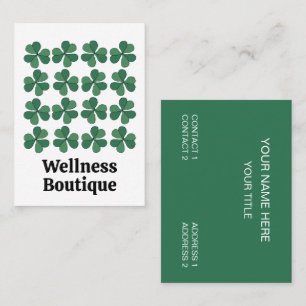 Clover Lucky Wellness Boutique Visitenkarte