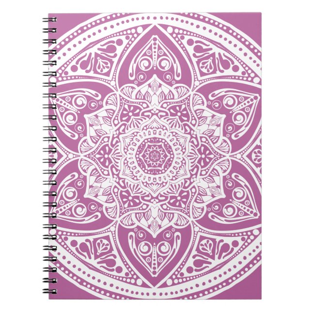 Clover Mandala Notizblock (Vorderseite)