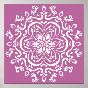 Clover Mandala Poster