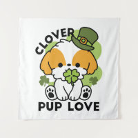 Clover Pup Liebe - St. Patrick's Day Dog Design