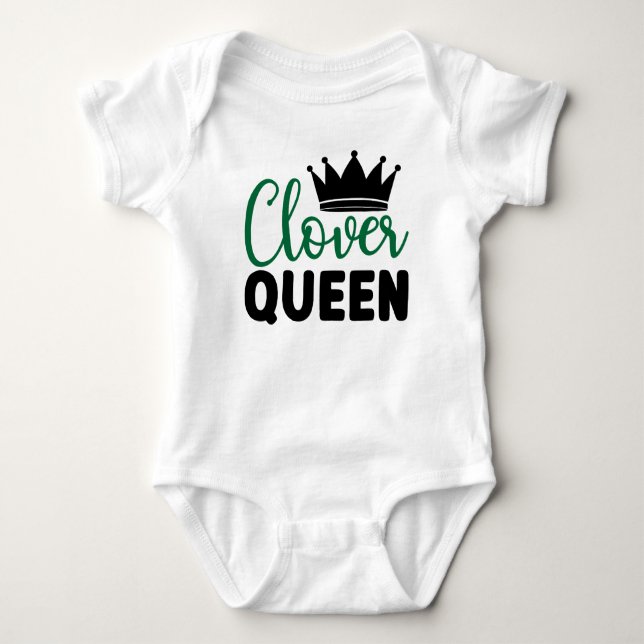 Clover Queen Charm Design-60278 Baby Strampler (Vorderseite)