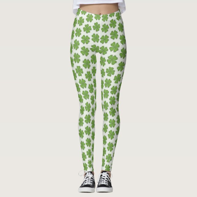 Clover St. Patrick's Leggings (Vorderseite)