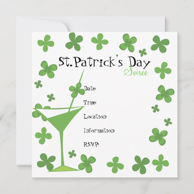 Clover-Tini Einladung (Vorderseite)