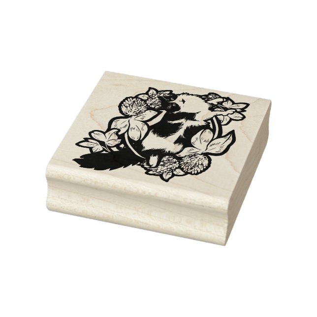 Clover Tuxedo Katzen Gummistempel (Stempel)