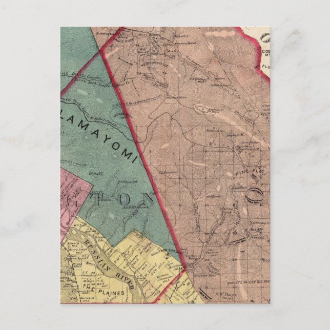 Cloverdale, Washington, Mendocino Postkarte (Vorderseite)