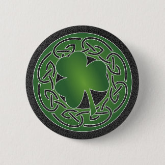Cloverleaf - St Patrick Tagesknopf Button